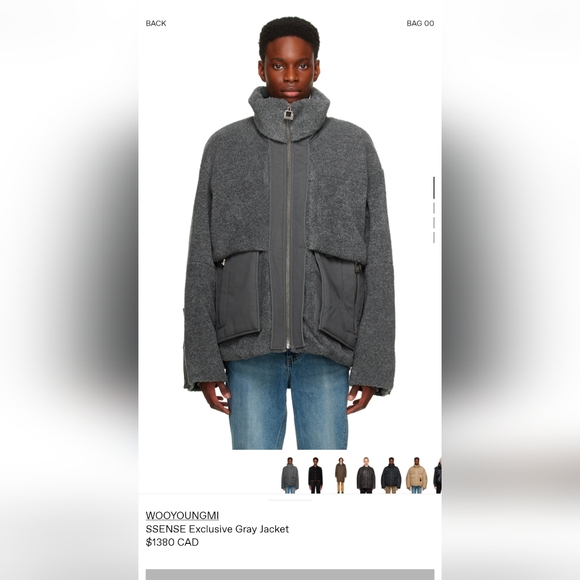 WOOYOUNGMI Gray Jacket - Picture 2 of 7